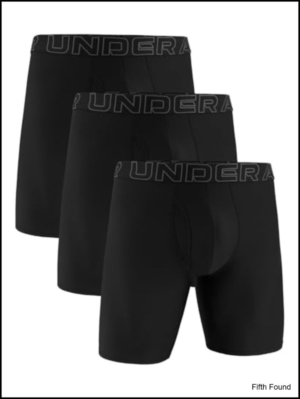 Tech Mesh Long-Leg Brief Underwear 9" Inseam 3 Pack Athletic Boxer Briefs